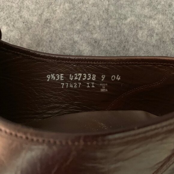 Florsheim Men’s Brown Leather Tassel Loafers Slip On Shoes - Picture 9 of 11